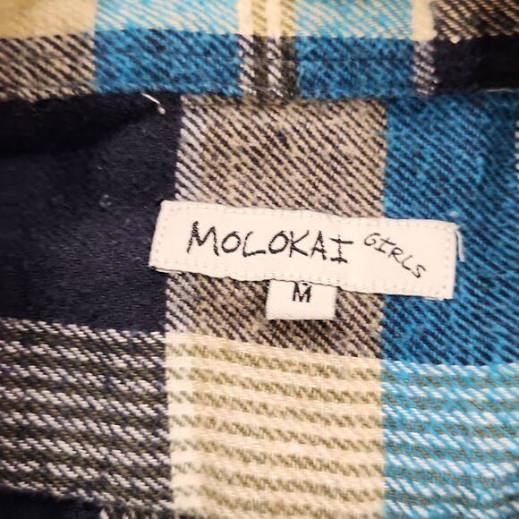 Molokai Girls Flannel Shirt M - Picture 5 of 6